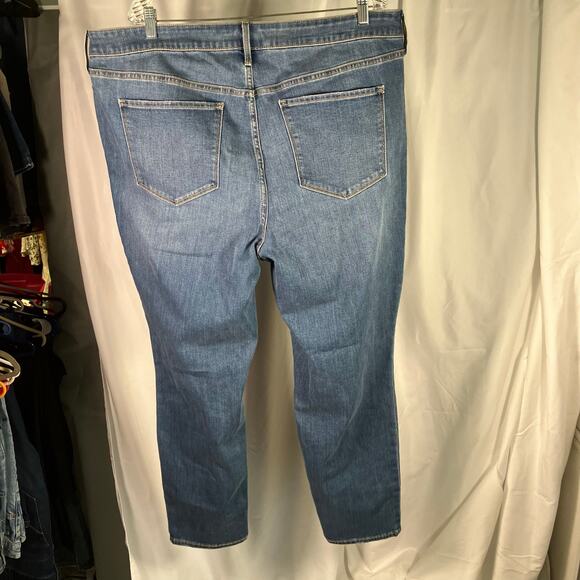 Old Navy Pop Icon Skinny High Rise Jeans‎ Women 20 New Denim Classic Distressed - Picture 6 of 16